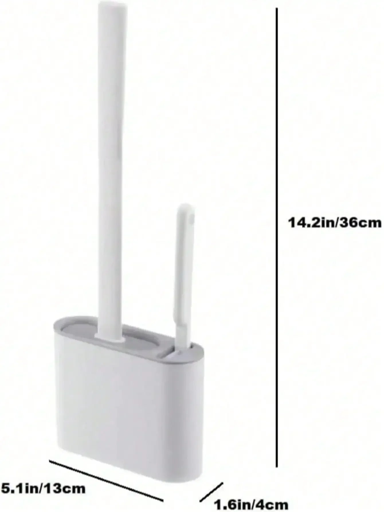 Silicone Toilet Brush Trio Set