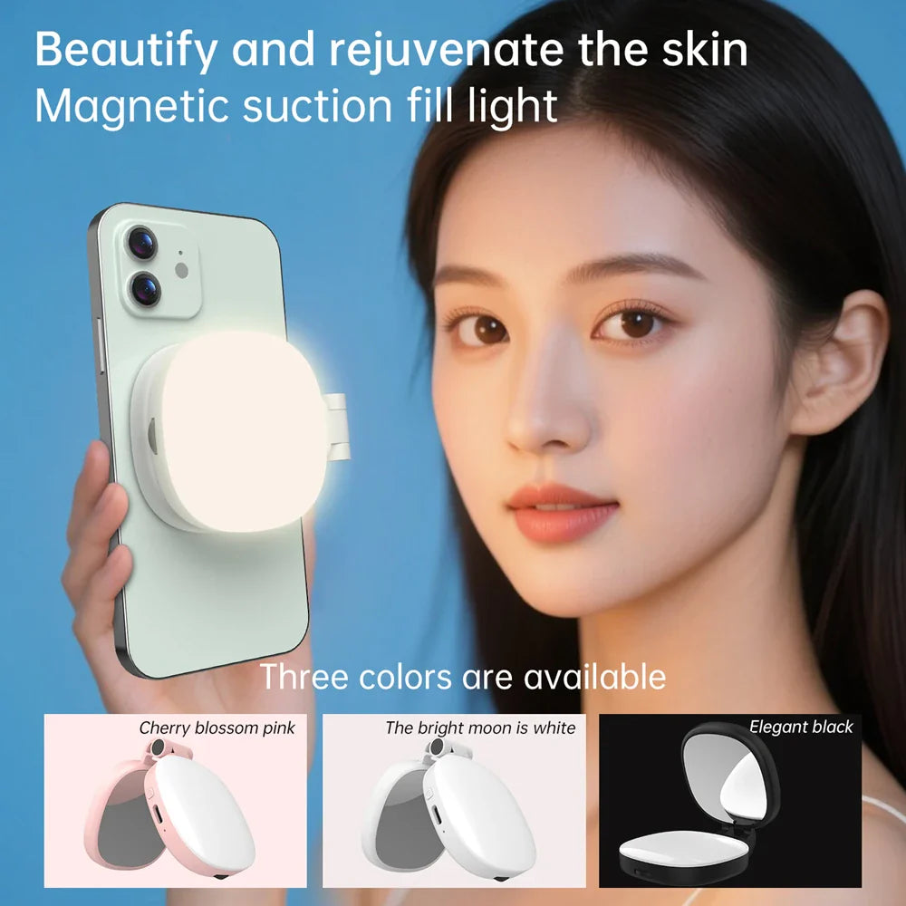 Portable Selfie Light Mirror