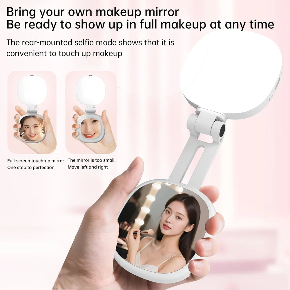 Portable Selfie Light Mirror